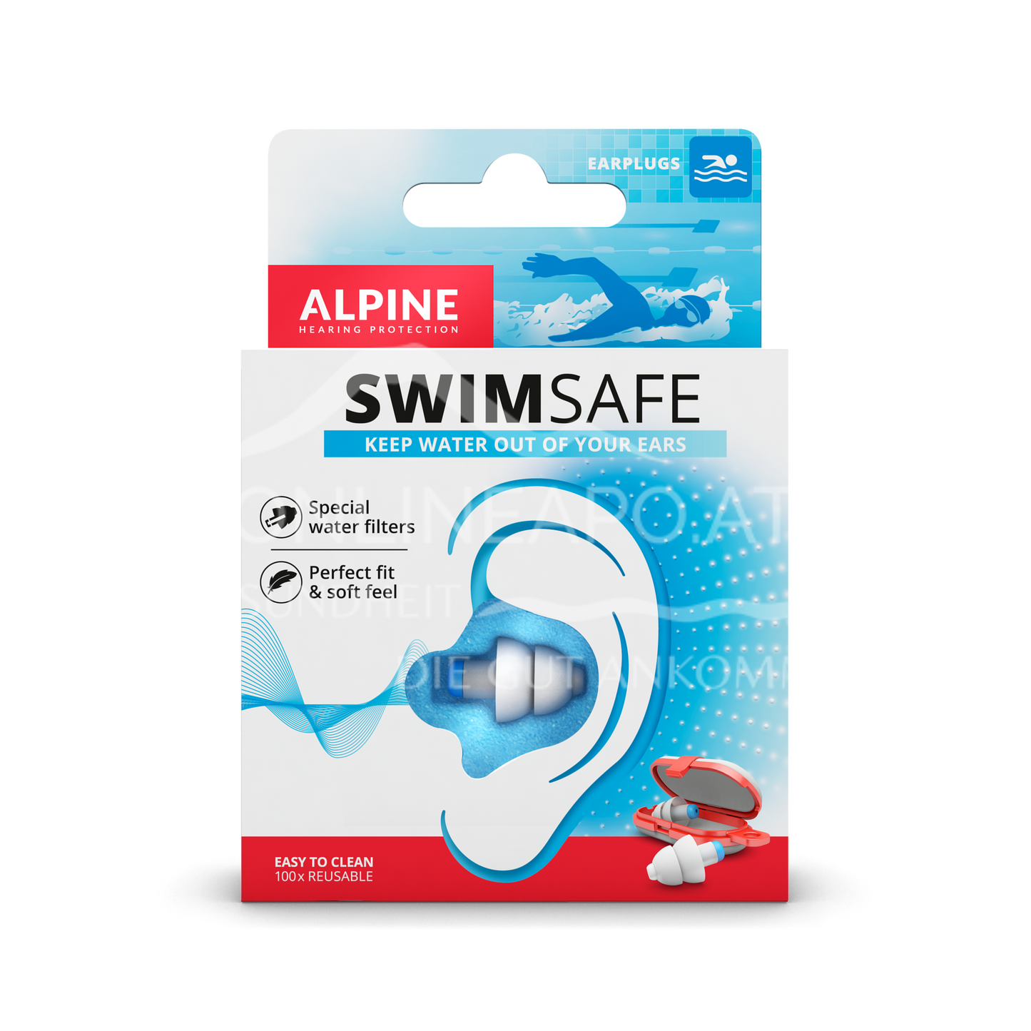 ALPINE Hearing Protection SwimSafe Ohrstöpsel