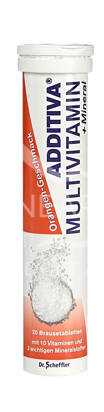 ADDITIVA® Multivitamin + Mineral Brausetabletten - Orange