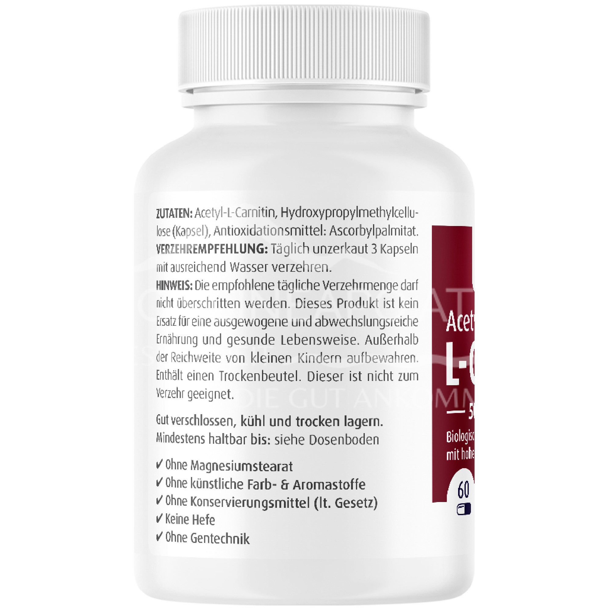 ZeinPharma Acetyl-L-Carnitin Kapseln 500 mg