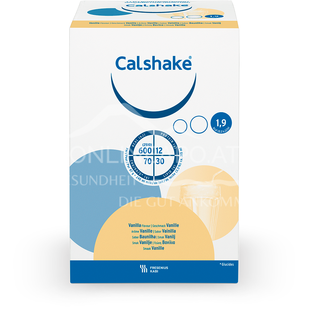 Calshake® Vanille 7 x 87g Sachets