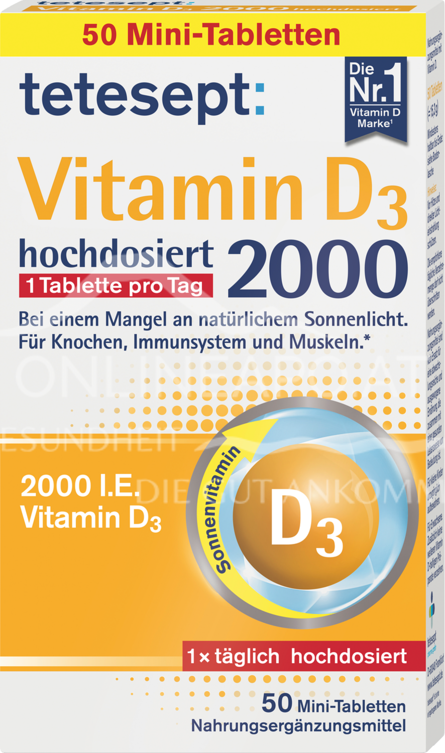 tetesept Vitamin D3 2000 Tabletten
