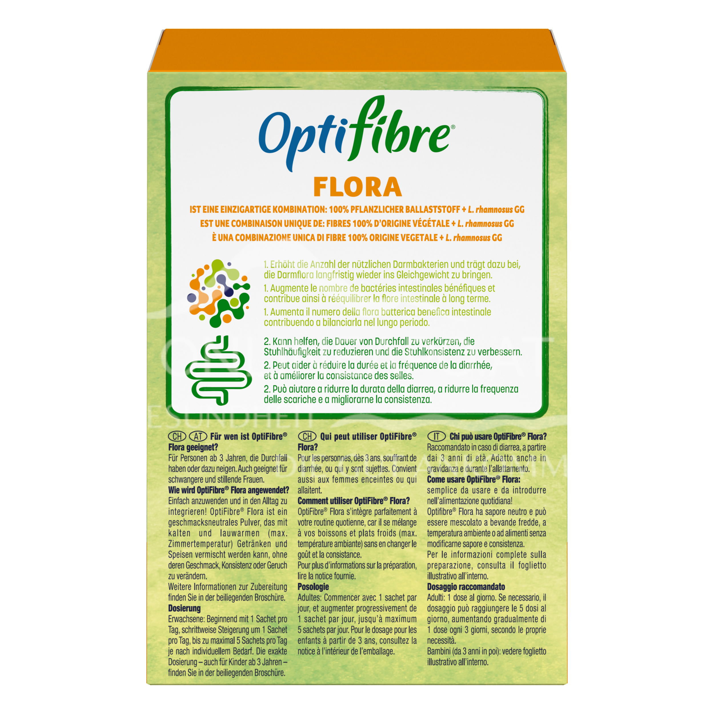 OptiFibre® Flora Sachets 10 x 5 g