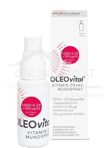 OLEOvital® VITAMIN D3+K2 Mundspray  (1.000 I.E. + 100 µg)