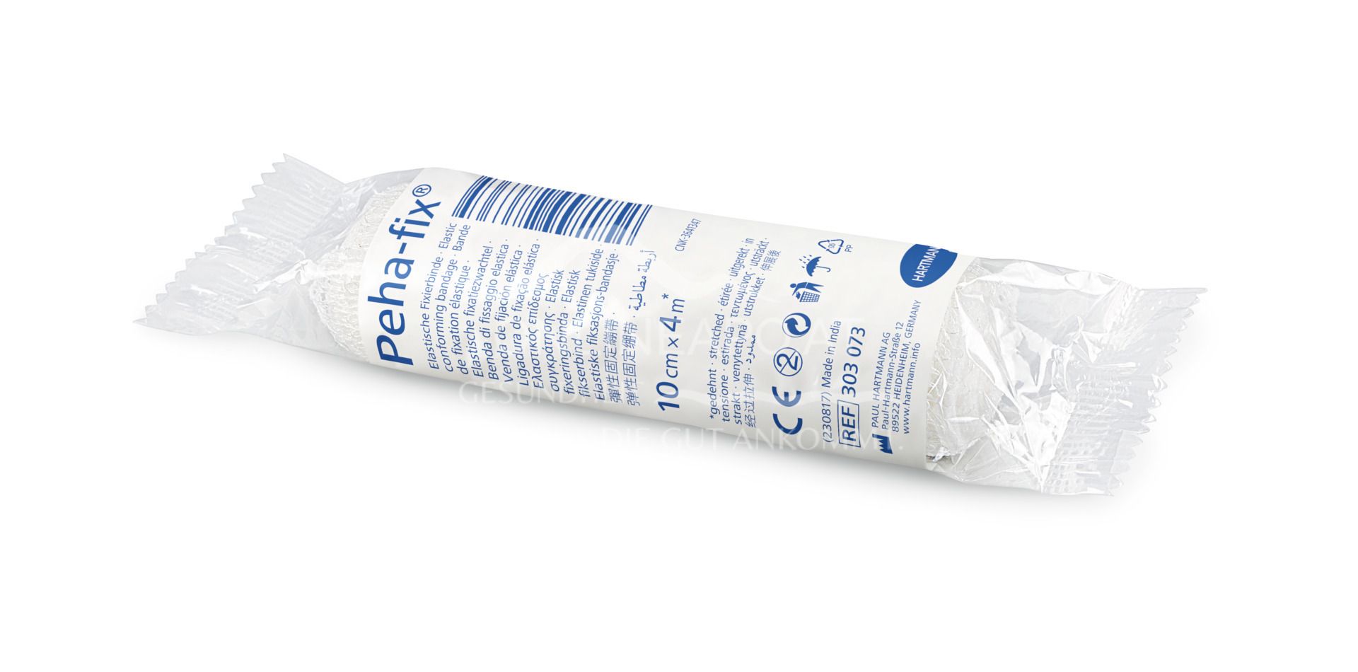 Peha-fix® Elastische Fixierbinde, einzeln verpackt, 10 cm x 4 m