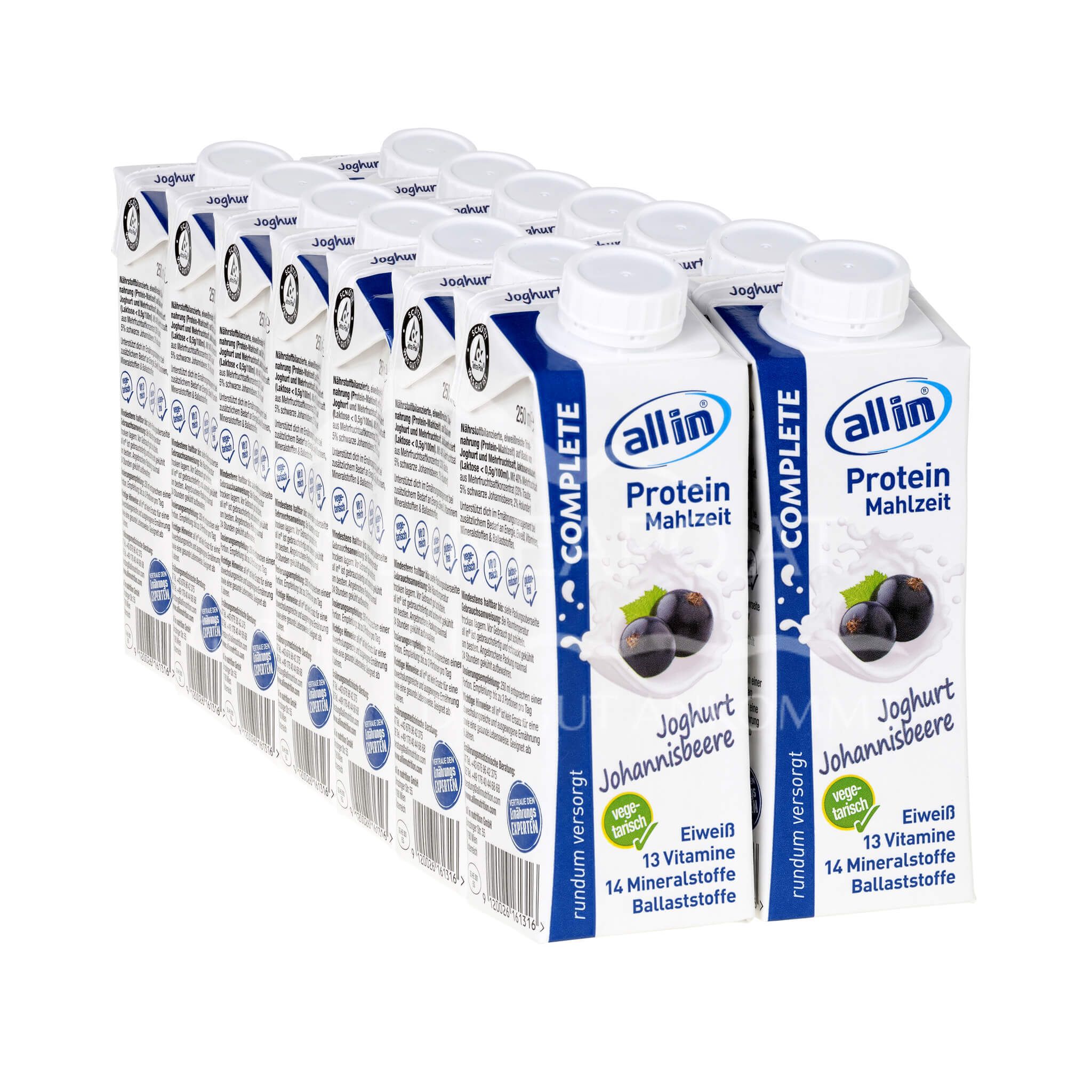 all in® COMPLETE Joghurt Johannisbeere (14 x 250 ml)
