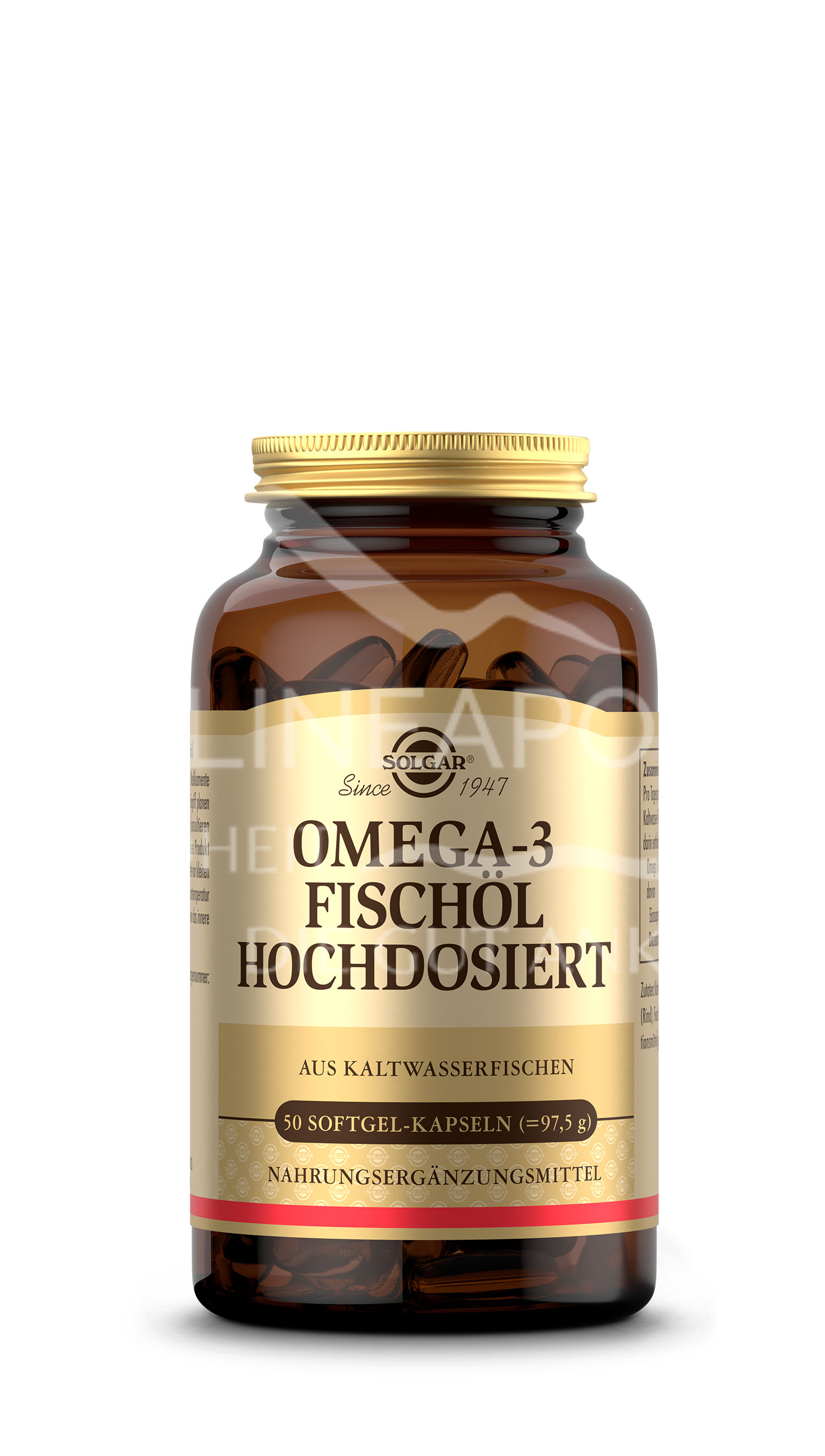 Solgar® Omega-3 Fischöl hochdosiert Softgel-Kapseln