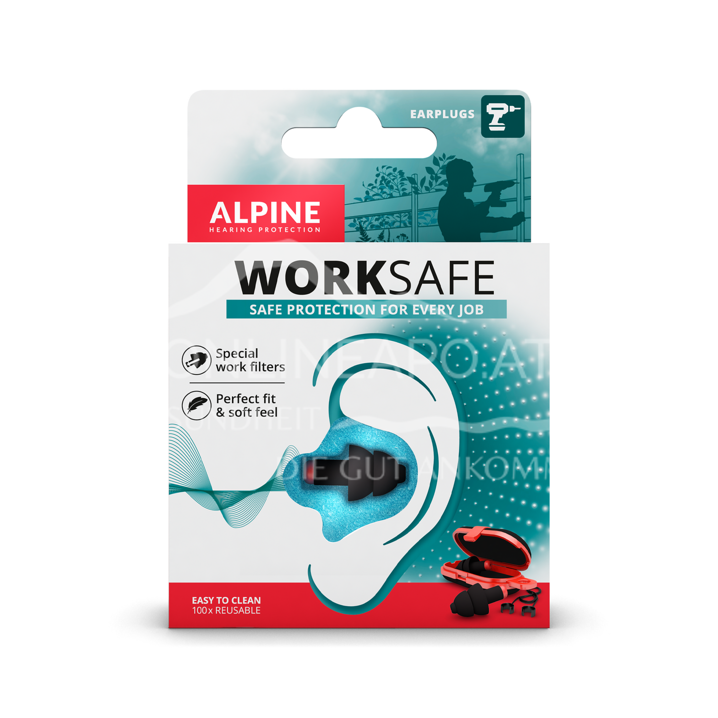 ALPINE Hearing Protection WorkSafe Ohrstöpsel
