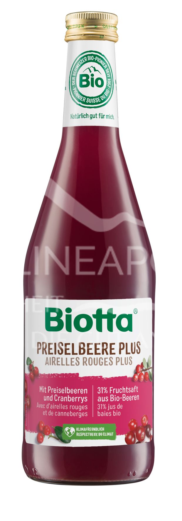 Biotta Preiselbeere plus Saft Bio