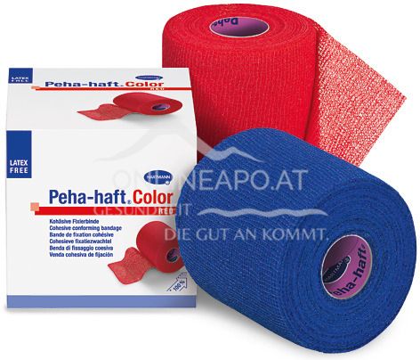 Peha-haft® Color Latexfrei blau Fixierbinde