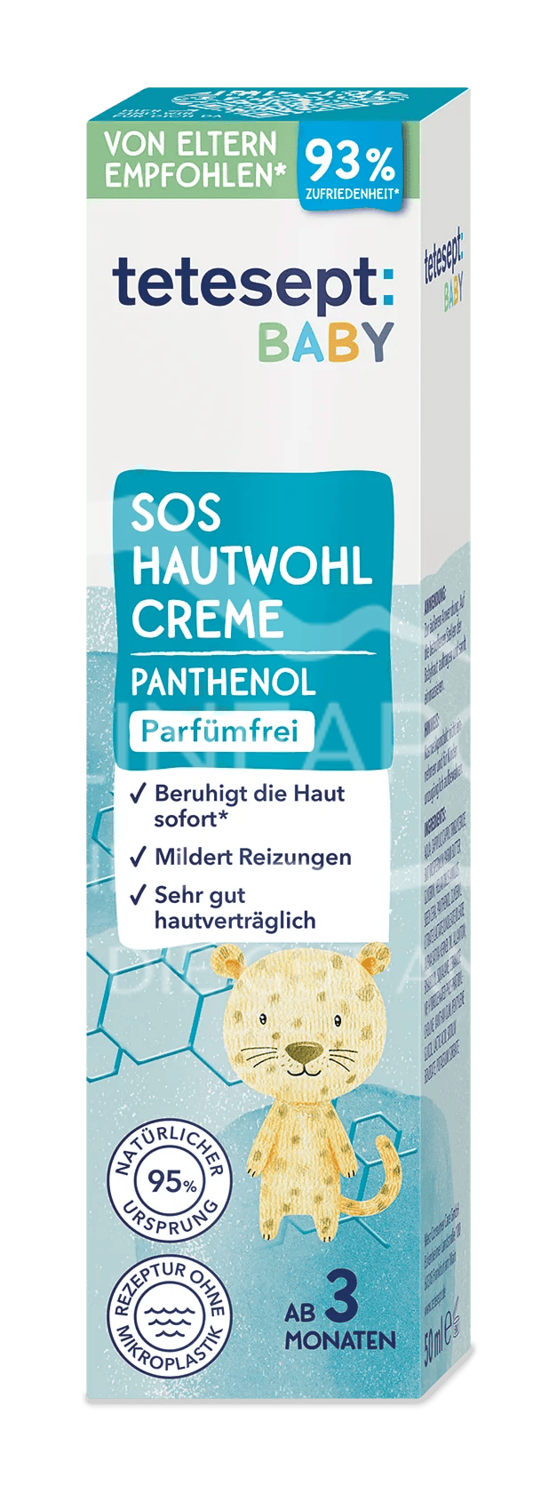 tetesept BABY SOS Hautwohl Creme mit Panthenol & parfümfrei