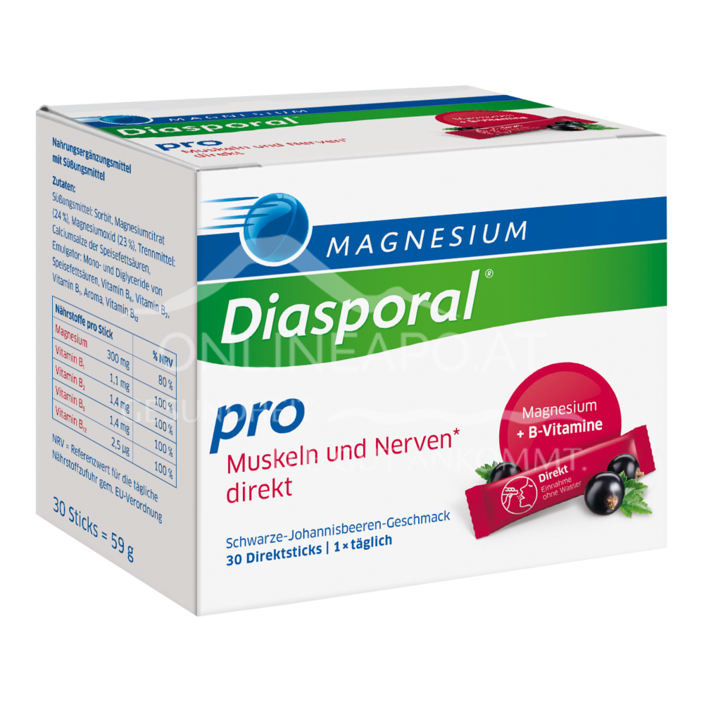 Magnesium Diasporal® Pro Muskeln und Nerven* direkt Sticks