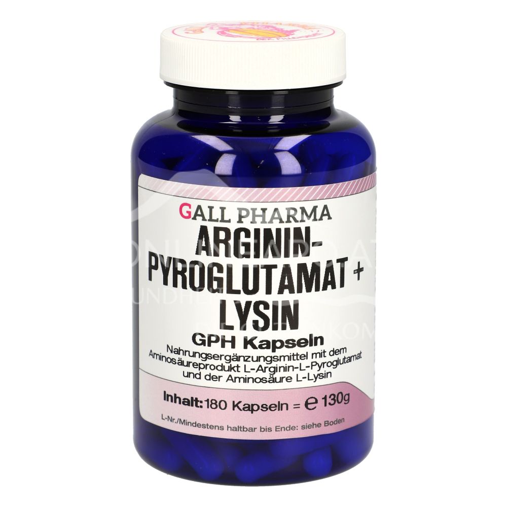Gall Pharma Argininpyroglutamat + Lysin Kapseln