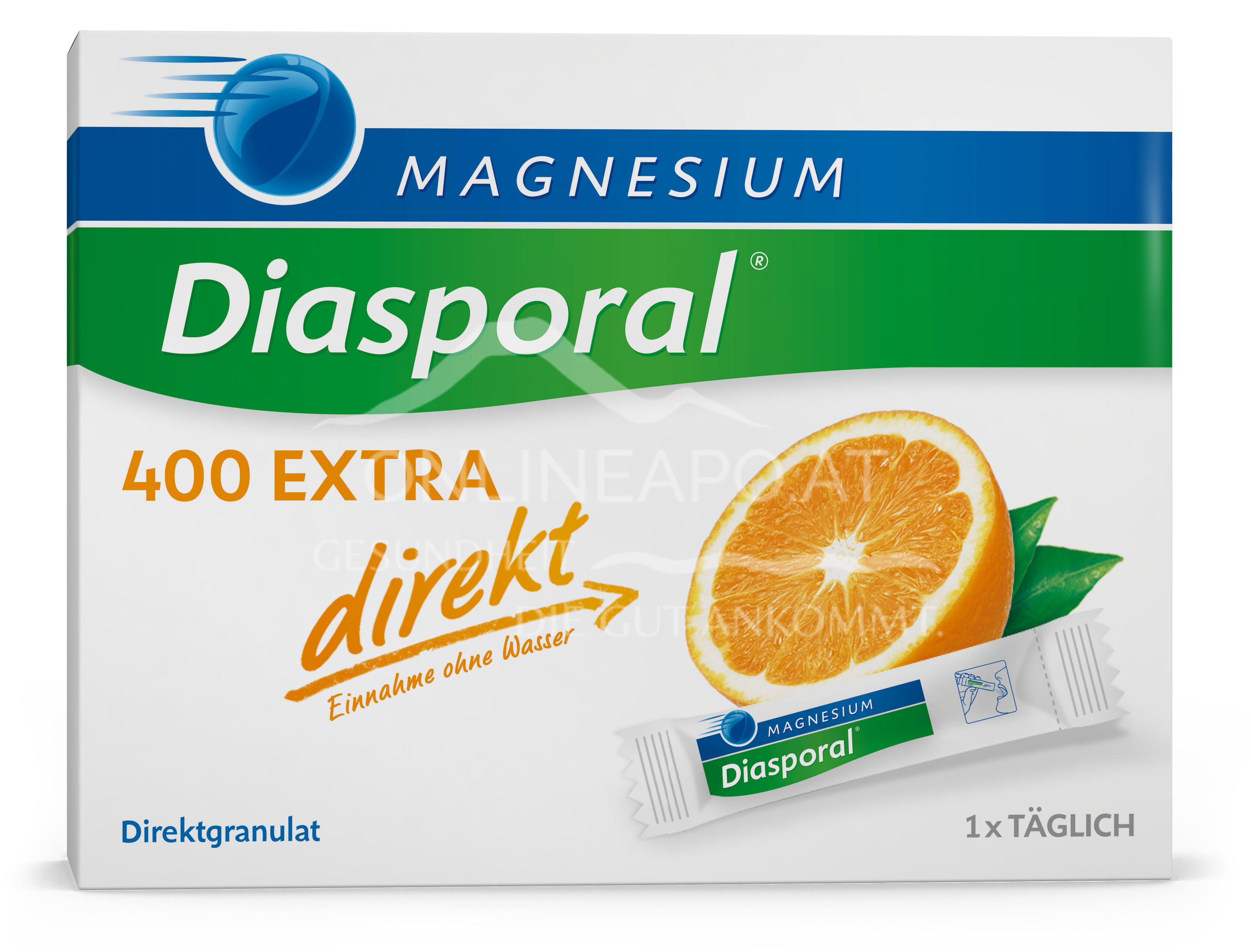 Magnesium Diasporal 400 EXTRA Direktgranulat Sticks