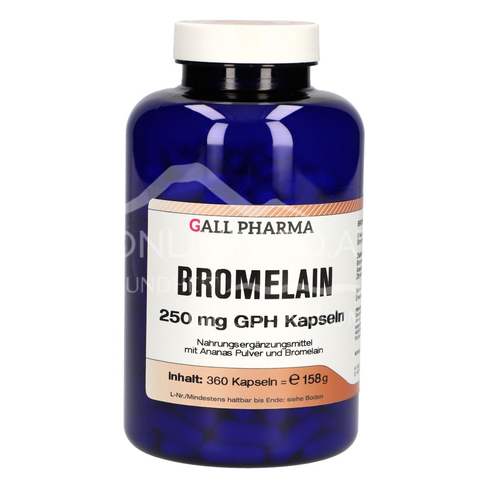 Gall Pharma Bromelain 250 mg Kapseln