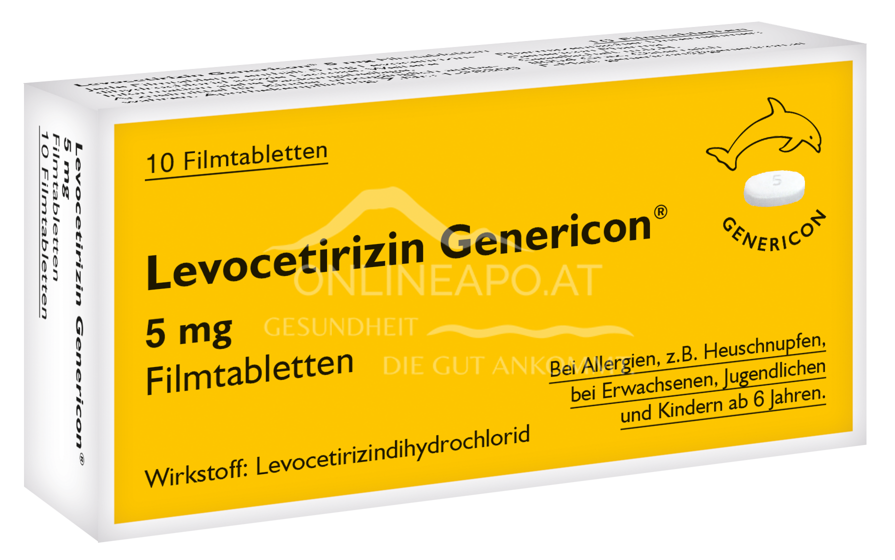 Levocetirizin Genericon 5 mg Filmtabletten