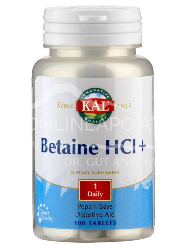 KAL Betain HCL+ 250mg Tabletten