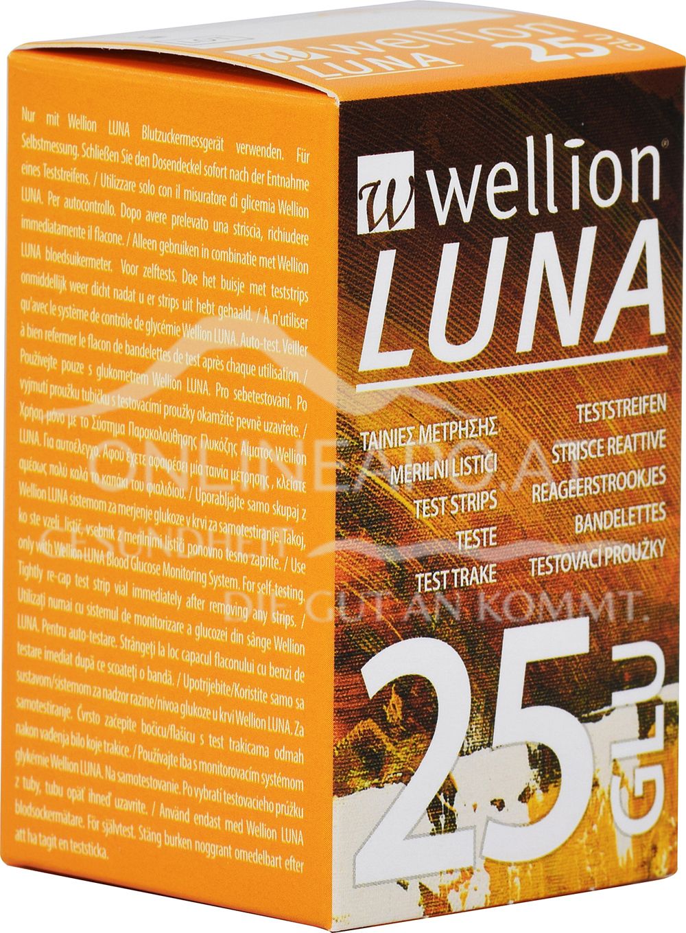 Wellion® LUNA Blutzuckerteststreifen GLU