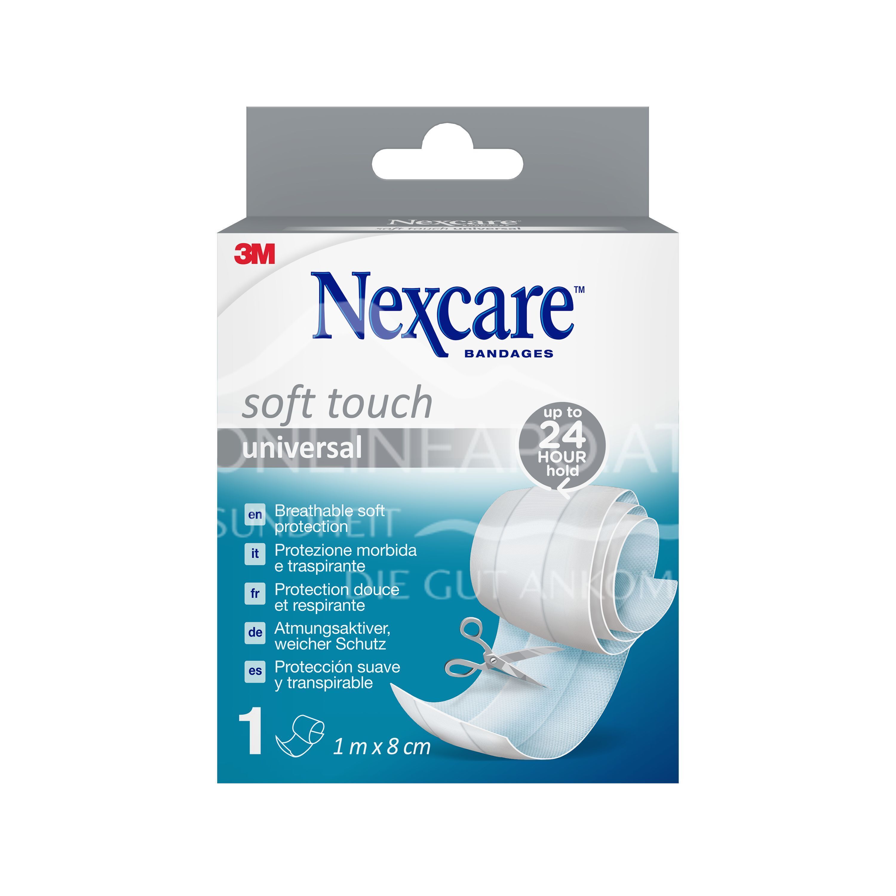 3M Nexcare™ Soft Touch Universal Pflaster, 1 m x 8 cm