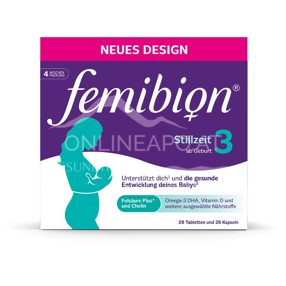 Femibion® 3 Stillzeit 28 Tabletten + 28 Kapseln