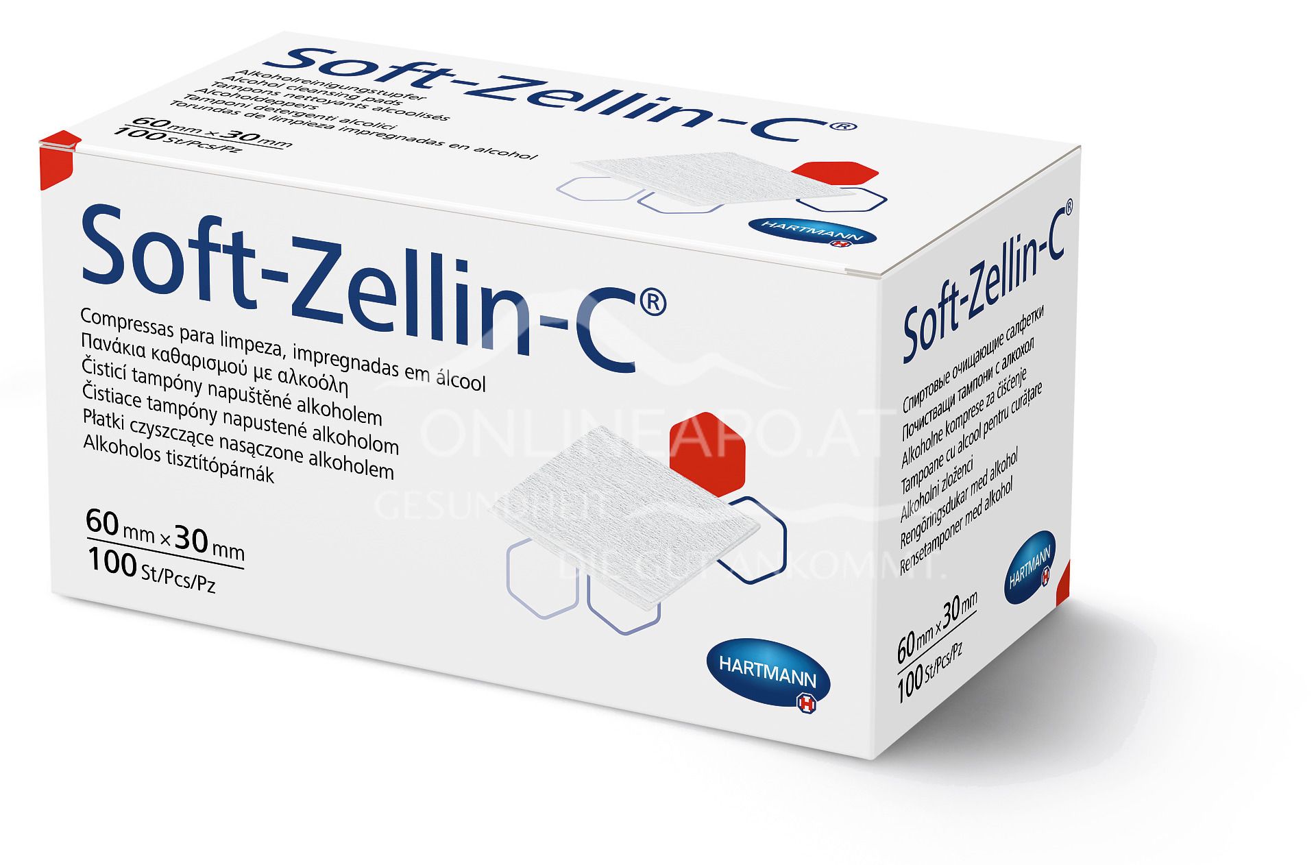 Soft-Zellin-C® Alkoholtupfer
