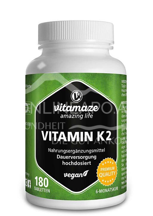 Vitamaze Vitamin K2 Tabletten