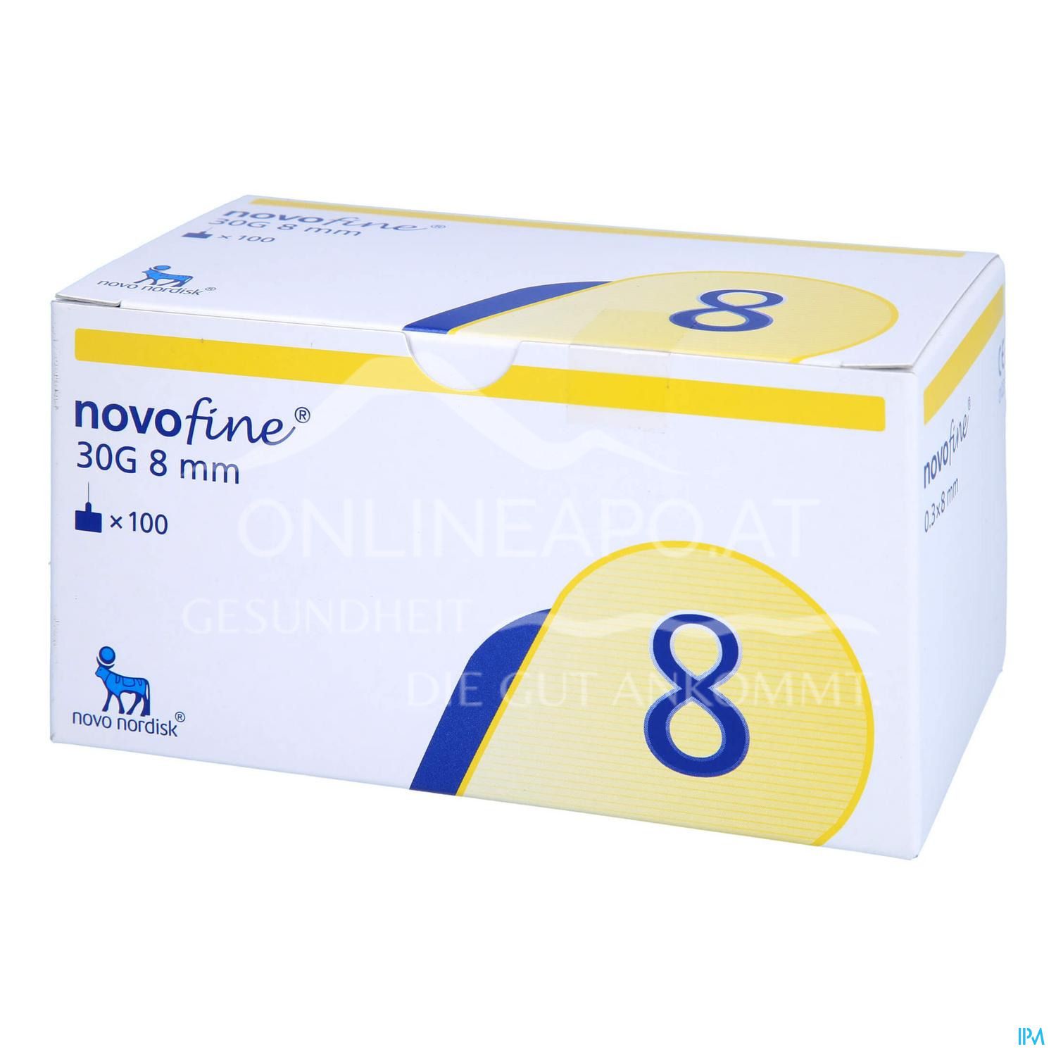  NovoFine® 8 mm Kanülen 30 G (0,03 x 8 mm) Insulin-Pennadeln 