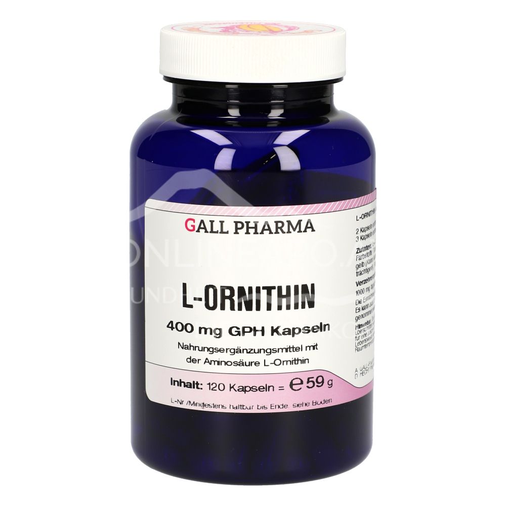 Gall Pharma L-Ornithin 400 mg Kapseln