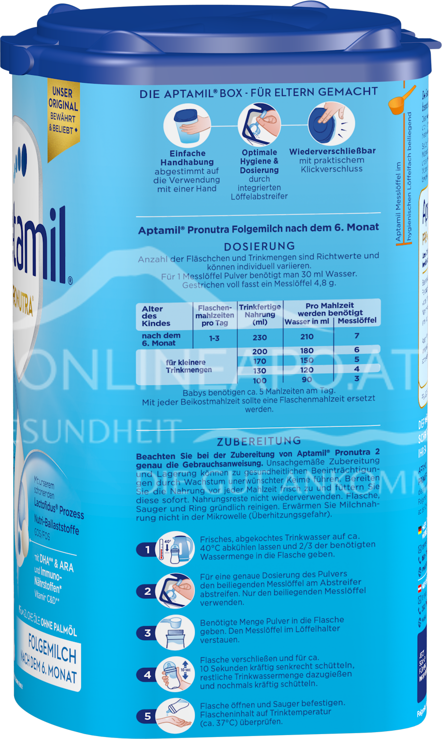 Aptamil 2 Pronutra - Folgemilch Pulver
