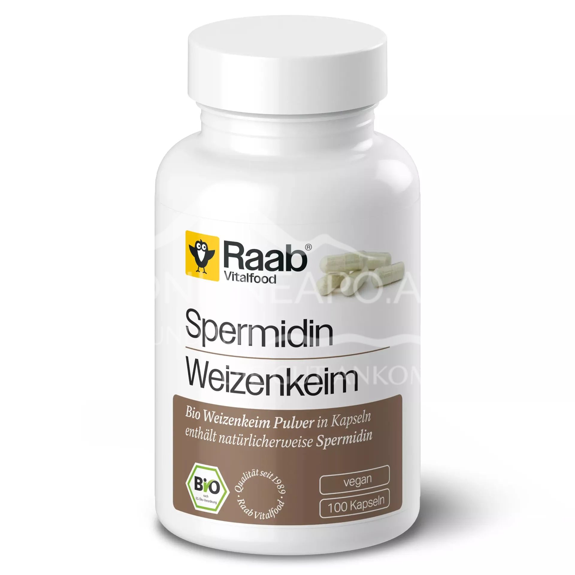 Raab® Vitalfood Bio Spermidin Weizenkeim Kapseln