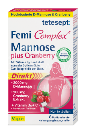 tetesept Femi Complex® Mannose plus Cranberry Sachets