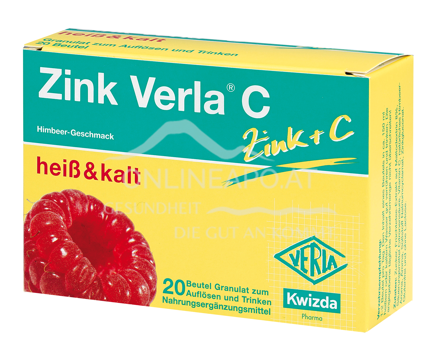 ZINK VERLA® C 5 mg Granulat Himbeer