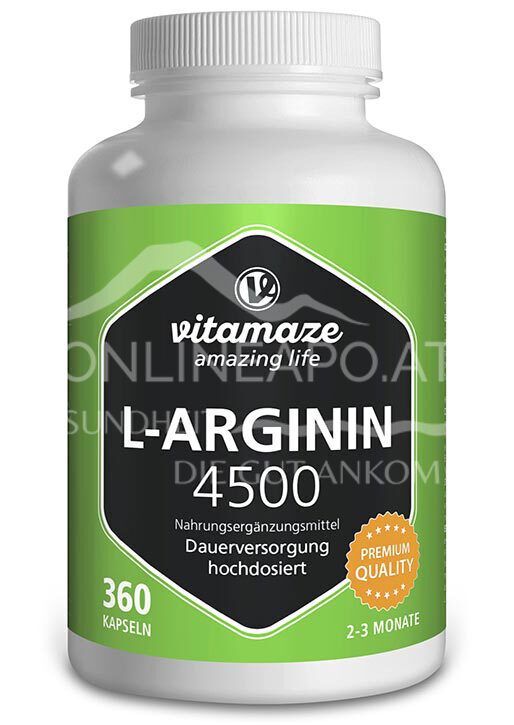 Vitamaze L-Arginin 4500 Kapseln