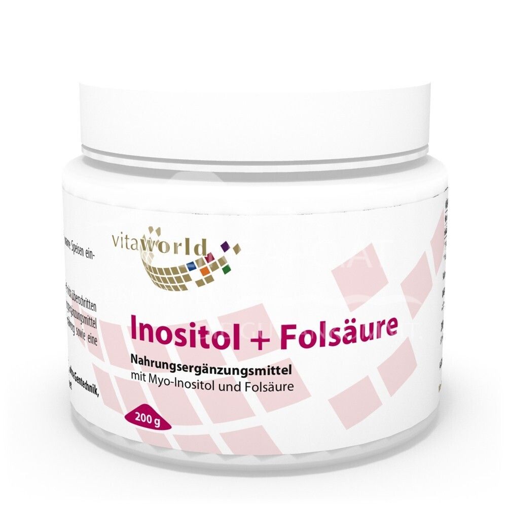 Vitaworld Inositol + Folsäure Pulver