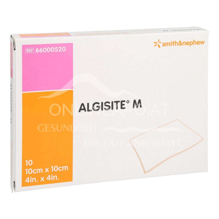 ALGISITE M Kalziumalginat-Wundauflage, steril, 10 x 10 cm