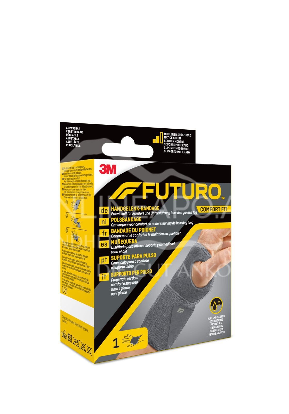 3M FUTURO™ Comfort Fit Handgelenk-Bandage 04036, Anpassbar
