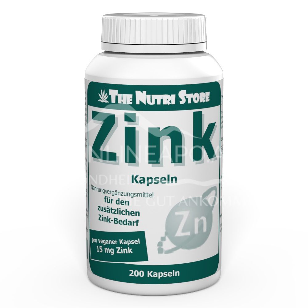 The Nutri Store Zink 15 mg Kapseln