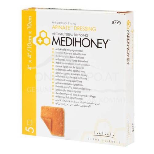 Medihoney® Antibakterieller Honig-Alginatverband 10x10cm