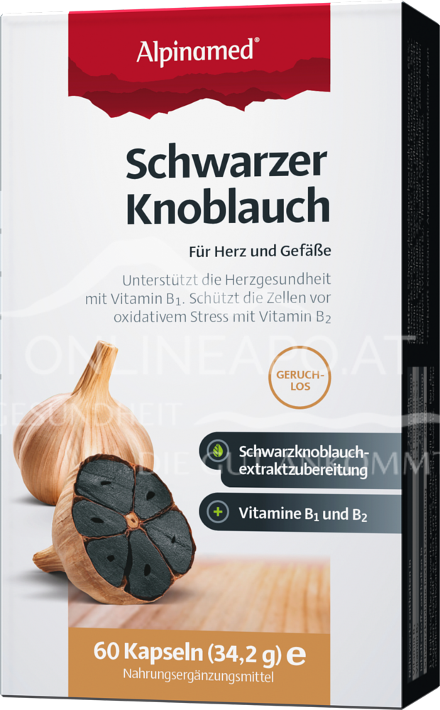 Alpinamed® Schwarzer Knoblauch vegan Kapseln