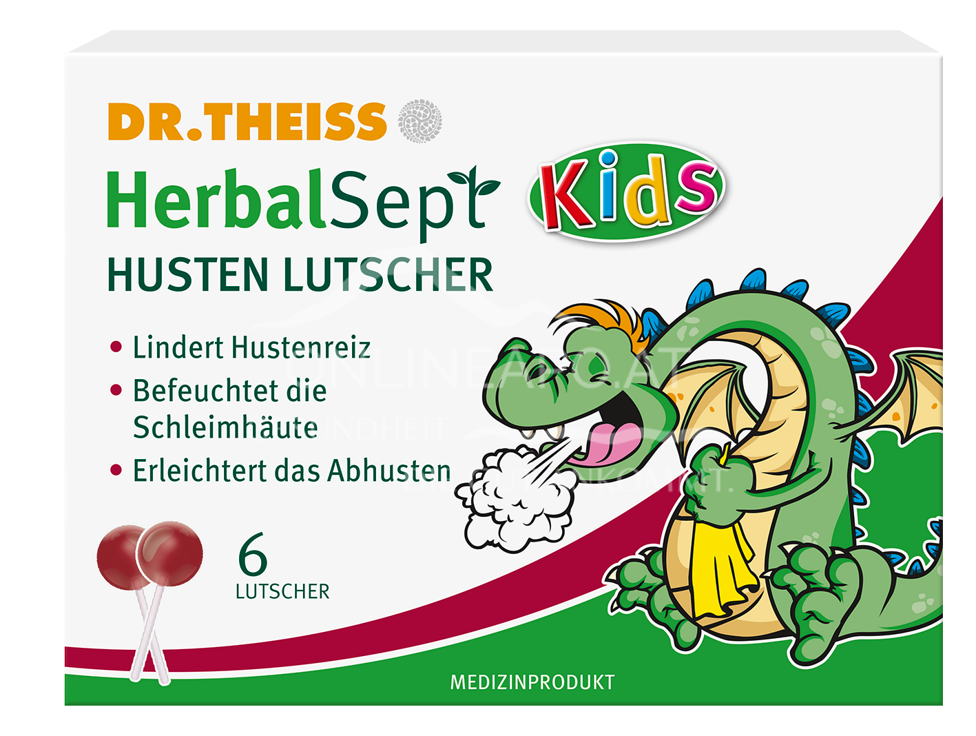 Dr. Theiss HerbalSept Husten Lutscher Kids