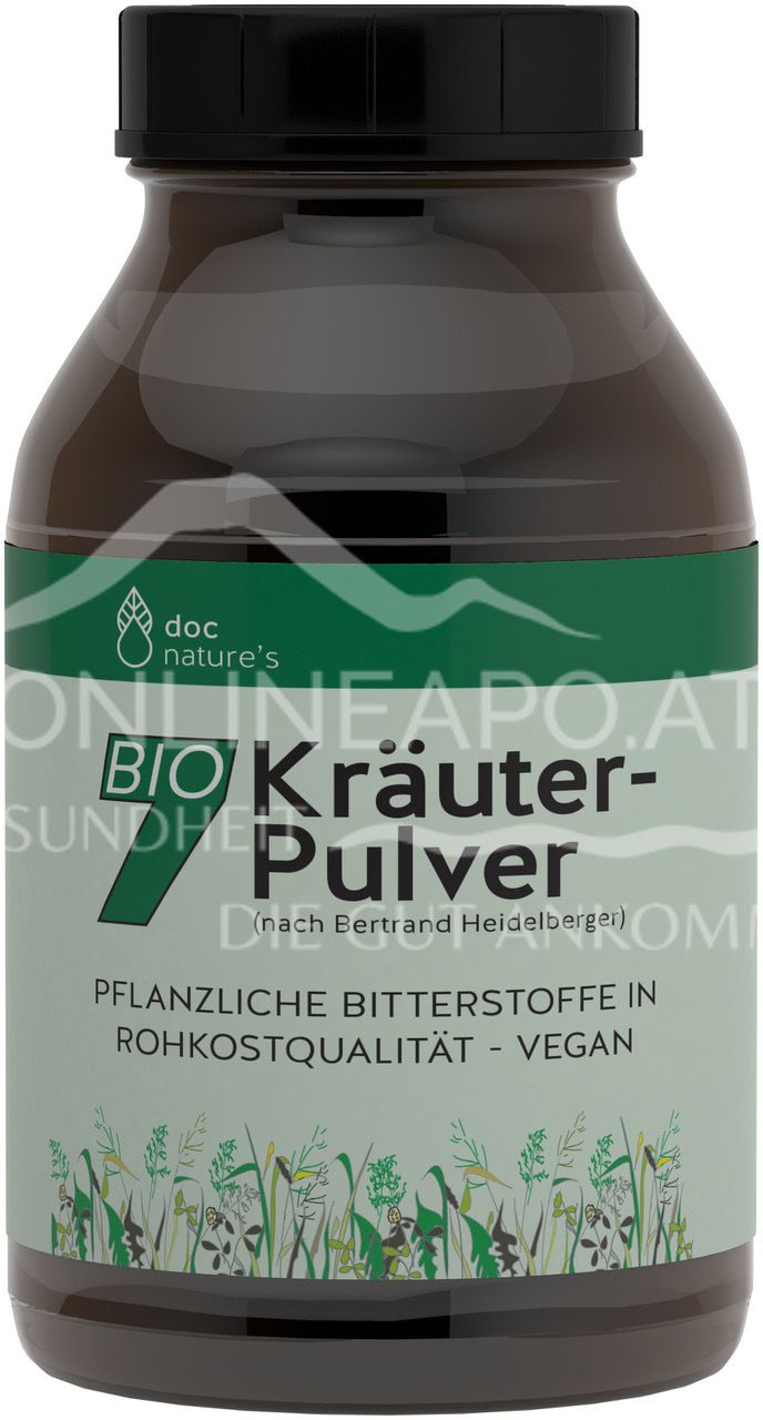doc nature’s BIO 7 Kräuter-Pulver Glas