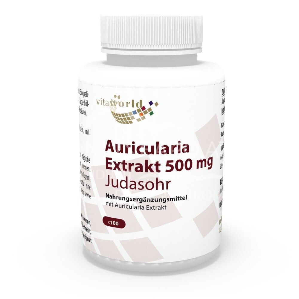 Vitaworld Auricularia Extrakt 500 mg Kapseln