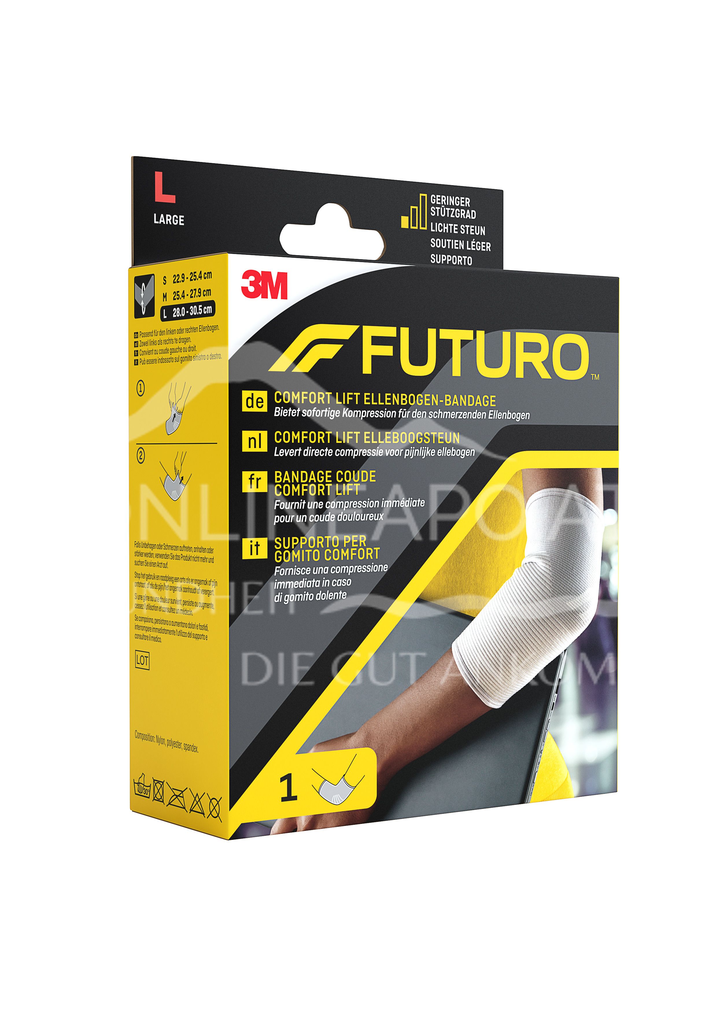3M FUTURO™ Comfort Lift Ellenbogen-Bandage 76579, L (28.0 - 30.5 cm)