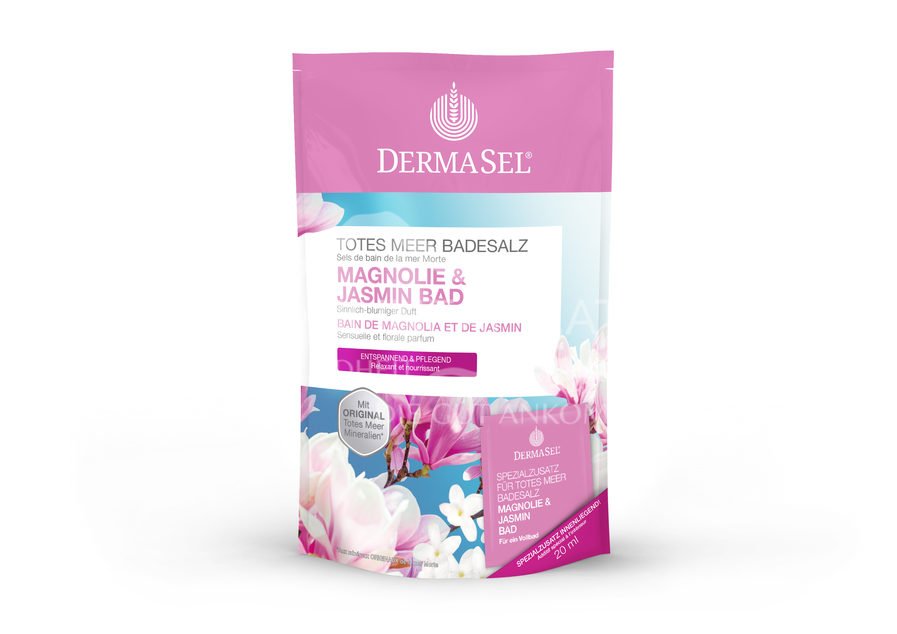 DermaSel® Totes Meer Badesalz Magnolien- & Jasminduft