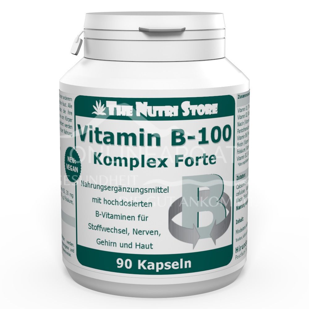 The Nutri Store Vitamin B 100 Komplex Forte Kapseln
