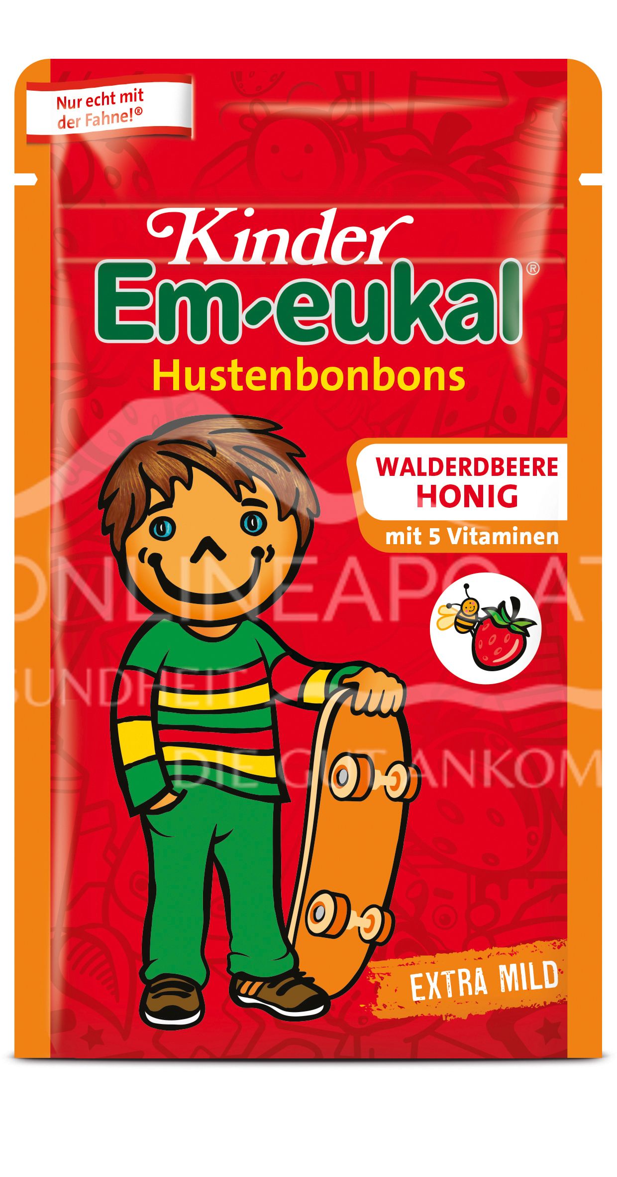 Kinder Em-eukal Walderdbeere-Honig Hustenbonbons