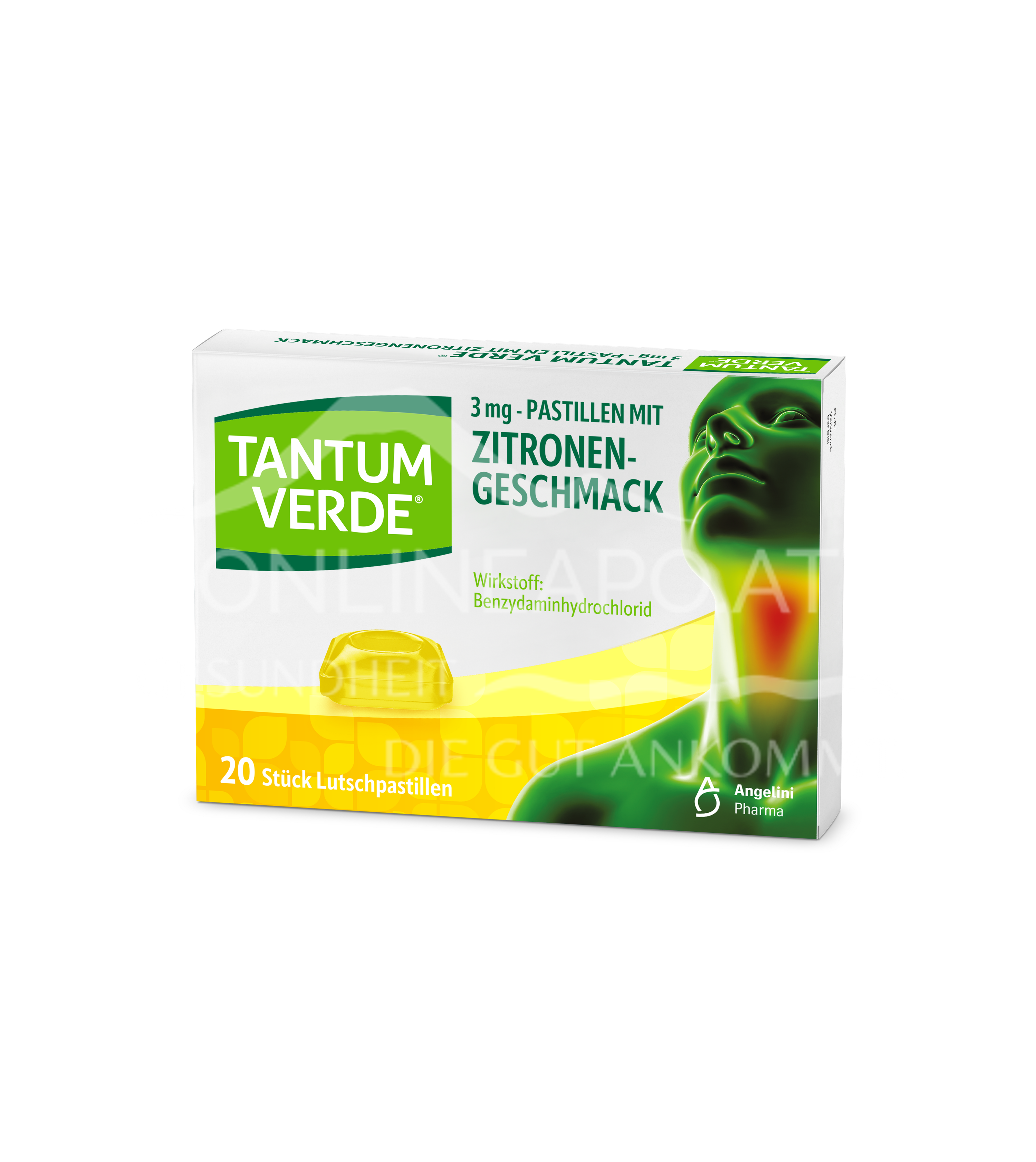 Tantum Verde® 3 mg – Pastillen mit Zitronengeschmack