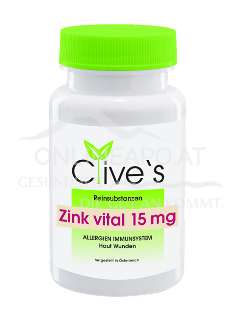 Clive`s Zink vital 15 mg Kapseln