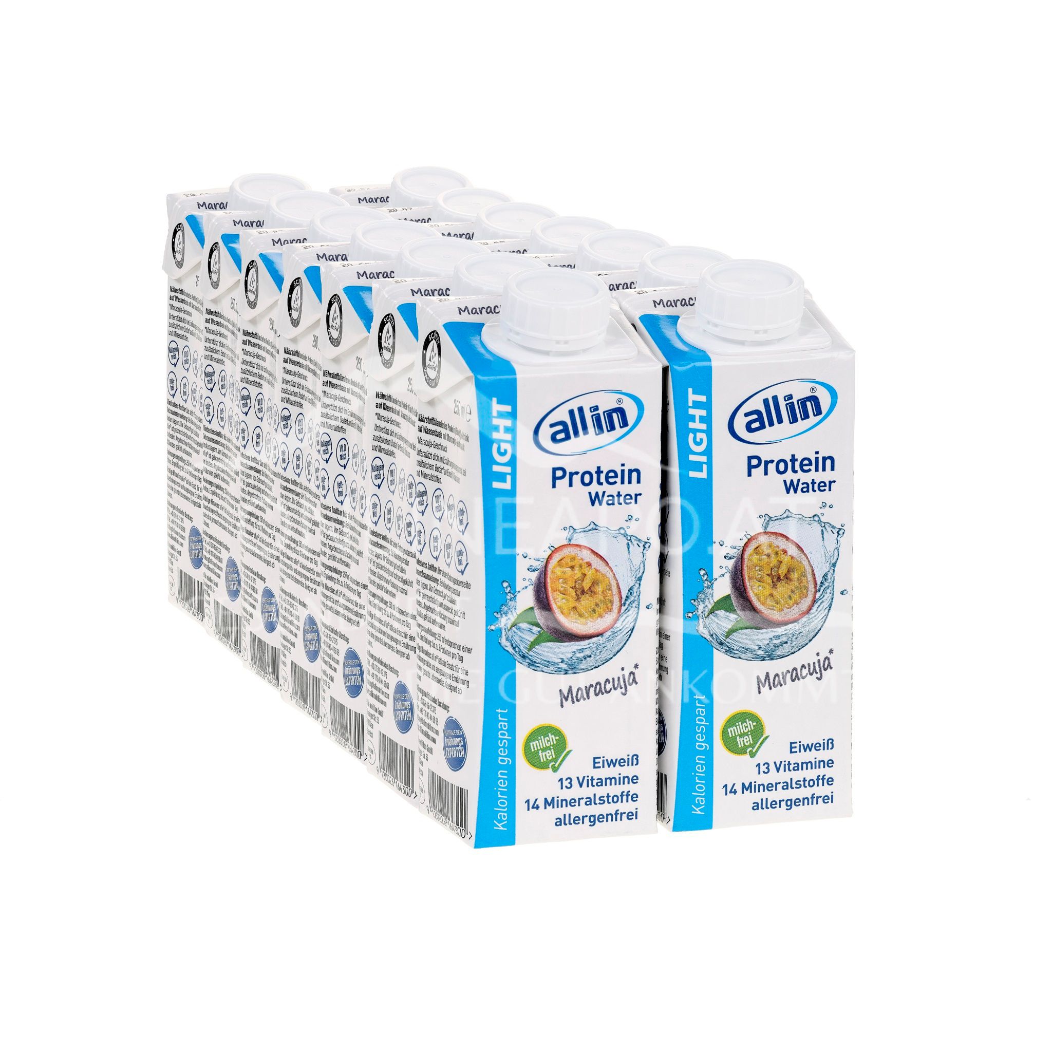 all in® LIGHT Protein Water Maracuja (14 x 250 ml)