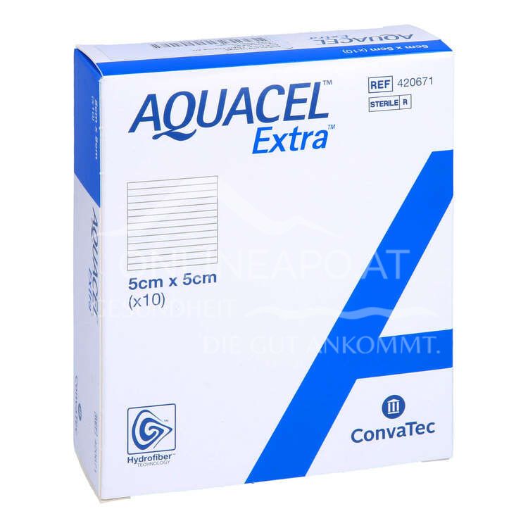 Convatec AQUACEL® Extra Wundauflage, steril, 5 x 5 cm