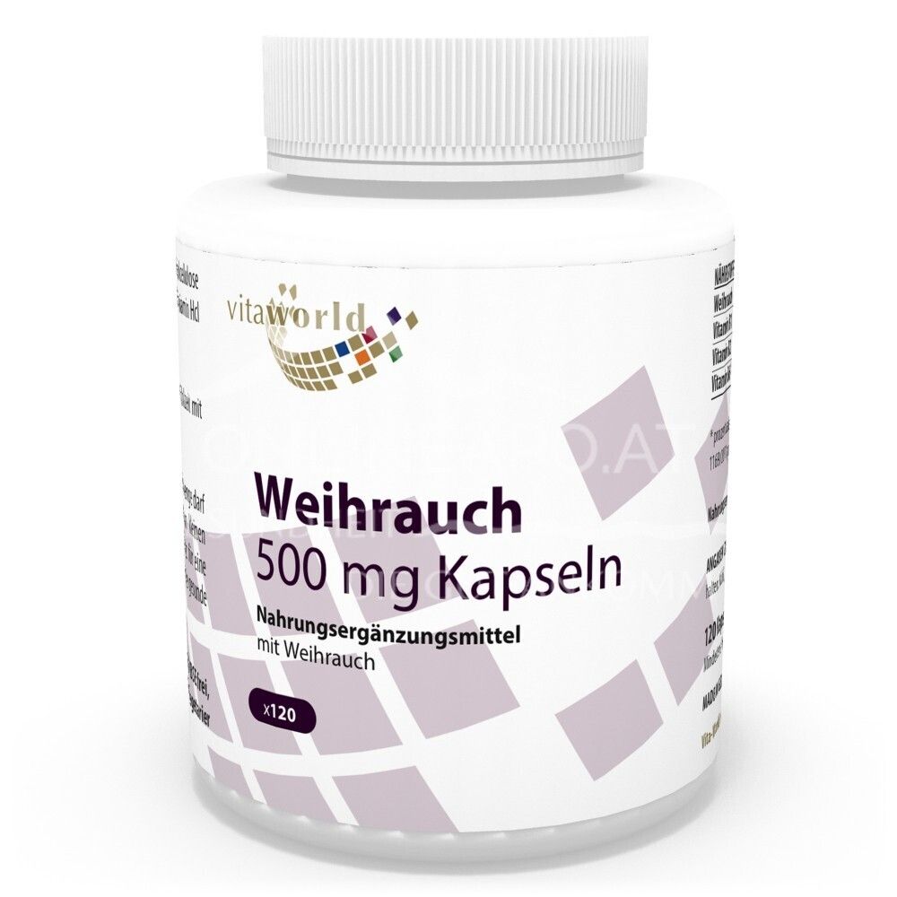 Vitaworld Boswellia Weihrauch 500 mg Kapseln